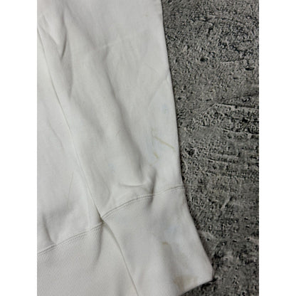 Evisu sweatshirt big logo face vintage white Y2K