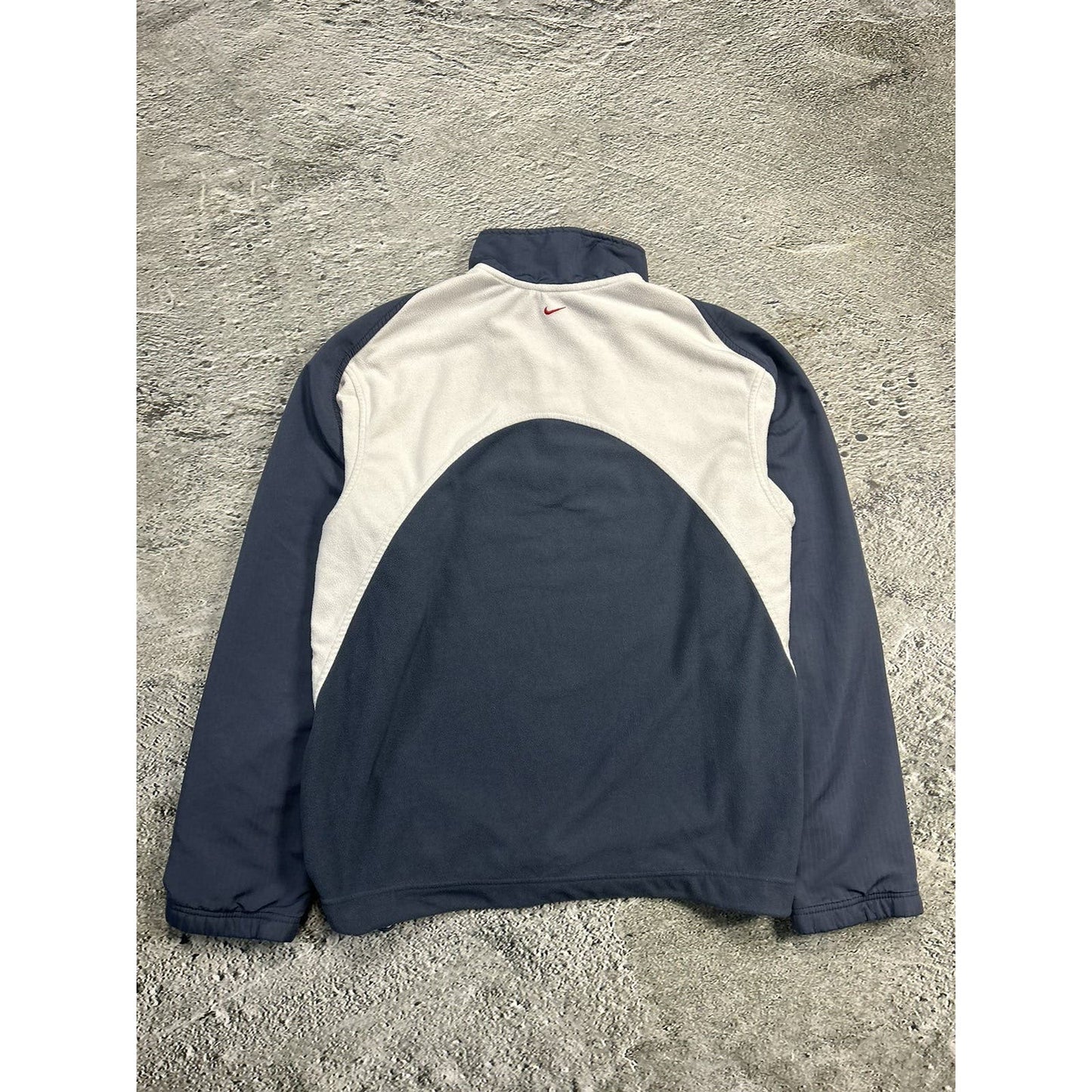 Nike TN vintage fleece jacket white reflective anorak 2000s