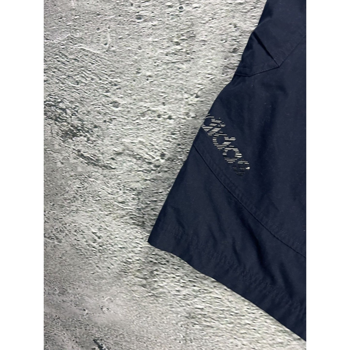 Adidas shorts navy blue cargo nylon pants Y2K
