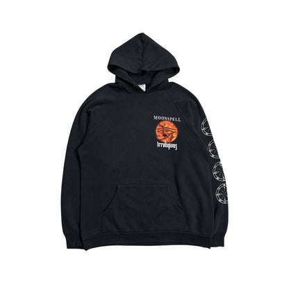 Vintage 90s Moonspell irreligious hoodie Big logo size XL