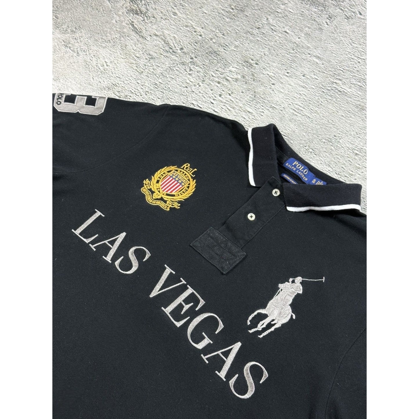 Chief Keef Polo Ralph Lauren Las Vegas vintage black silver