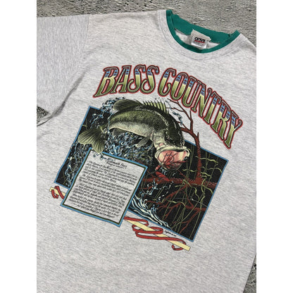 80s Anvil Vintage T-shirt grey single stitch made in USA tee