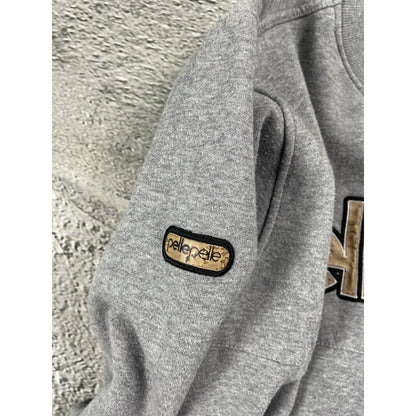 Pelle Pelle sweatshirt big logo 90s beige grey crewneck