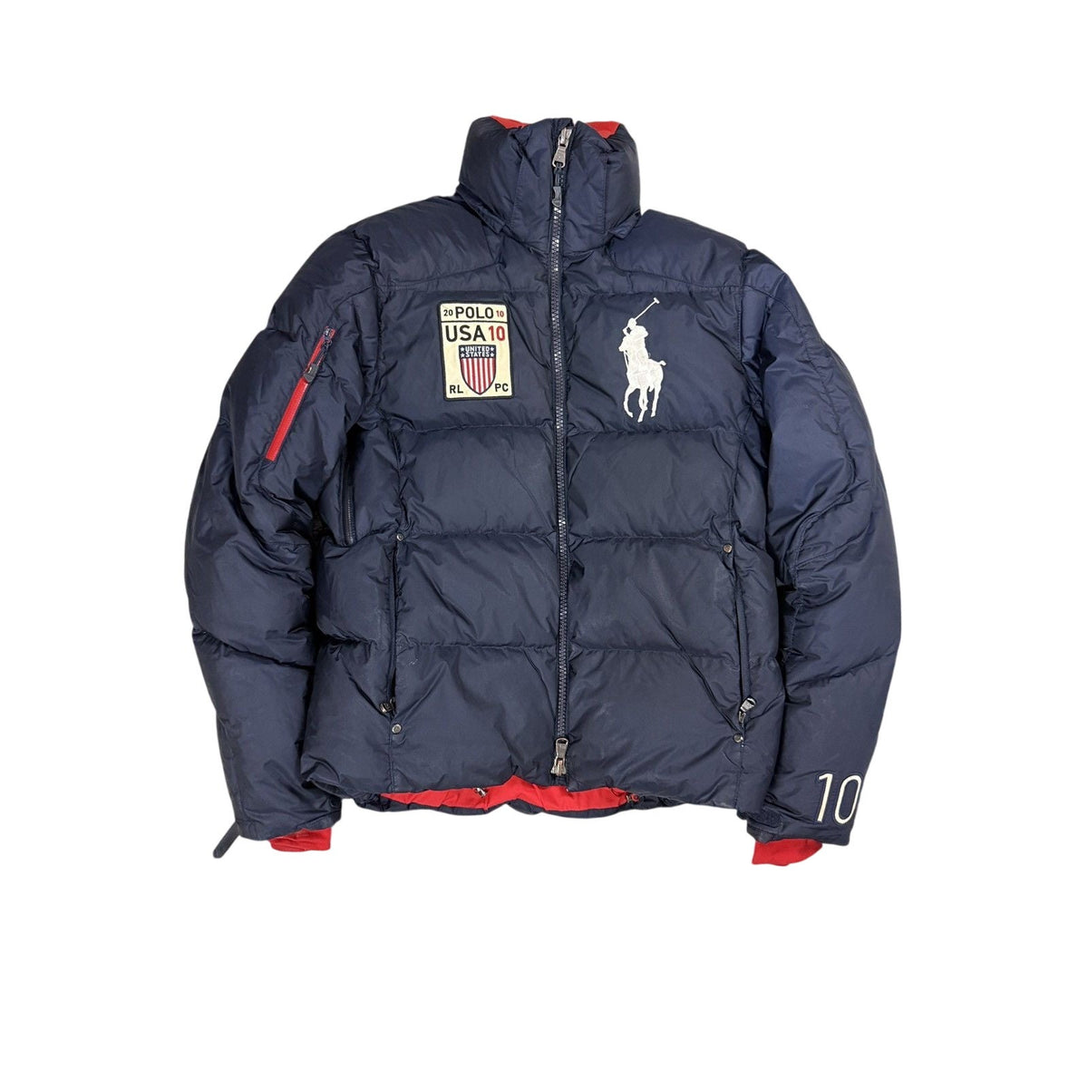 Chief Keef Polo Ralph Lauren vintage puffer vest black USA