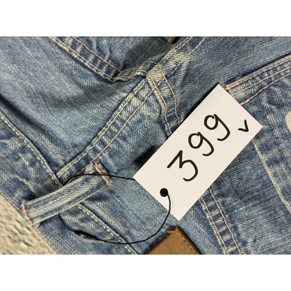 Evisu Yamane jorts light blue Y2K shorts denim white gull