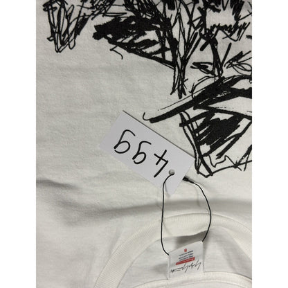 Supreme x Yohij Yamamoto scribble Portrait t-shirt
