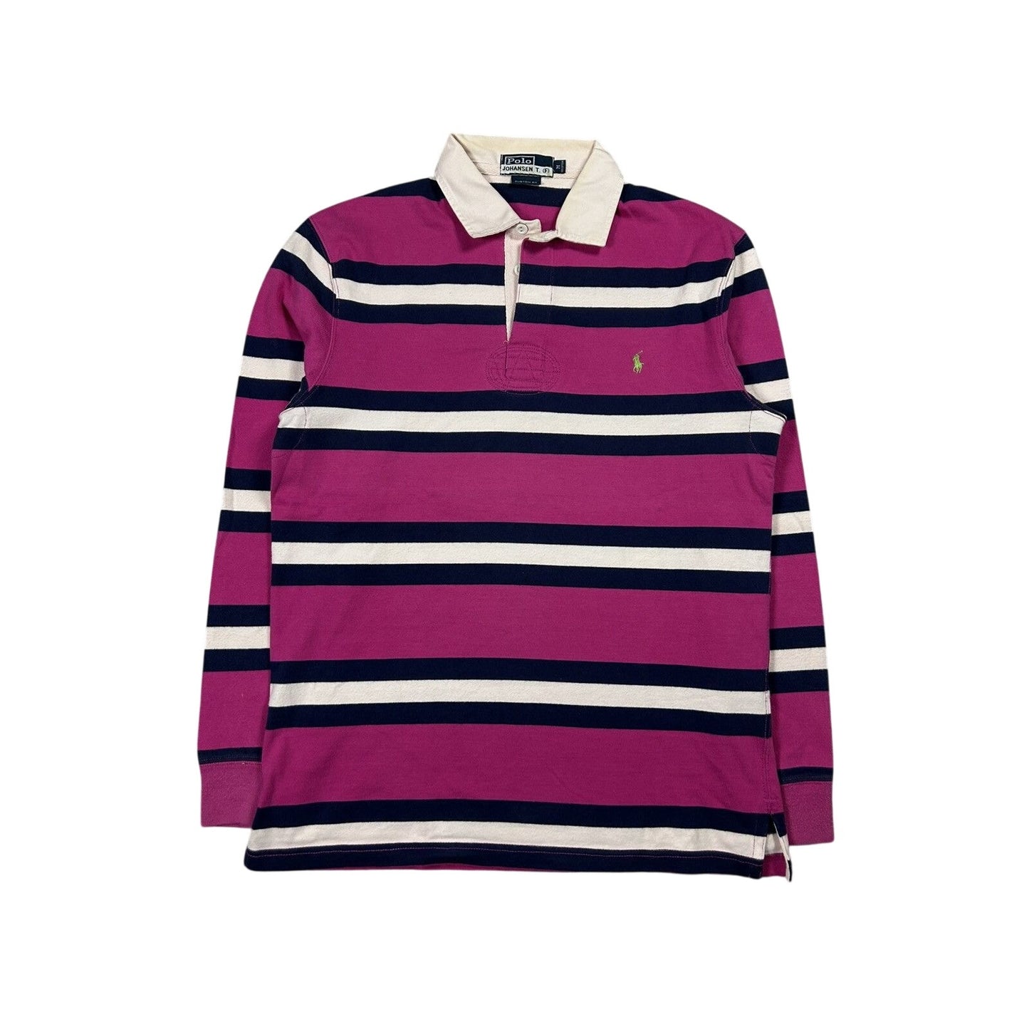 Chief Keef Polo Ralph Lauren vintage pink longsleeve striped