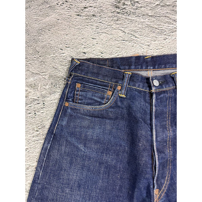 Evisu jeans daicock blue big logo selvedge denim