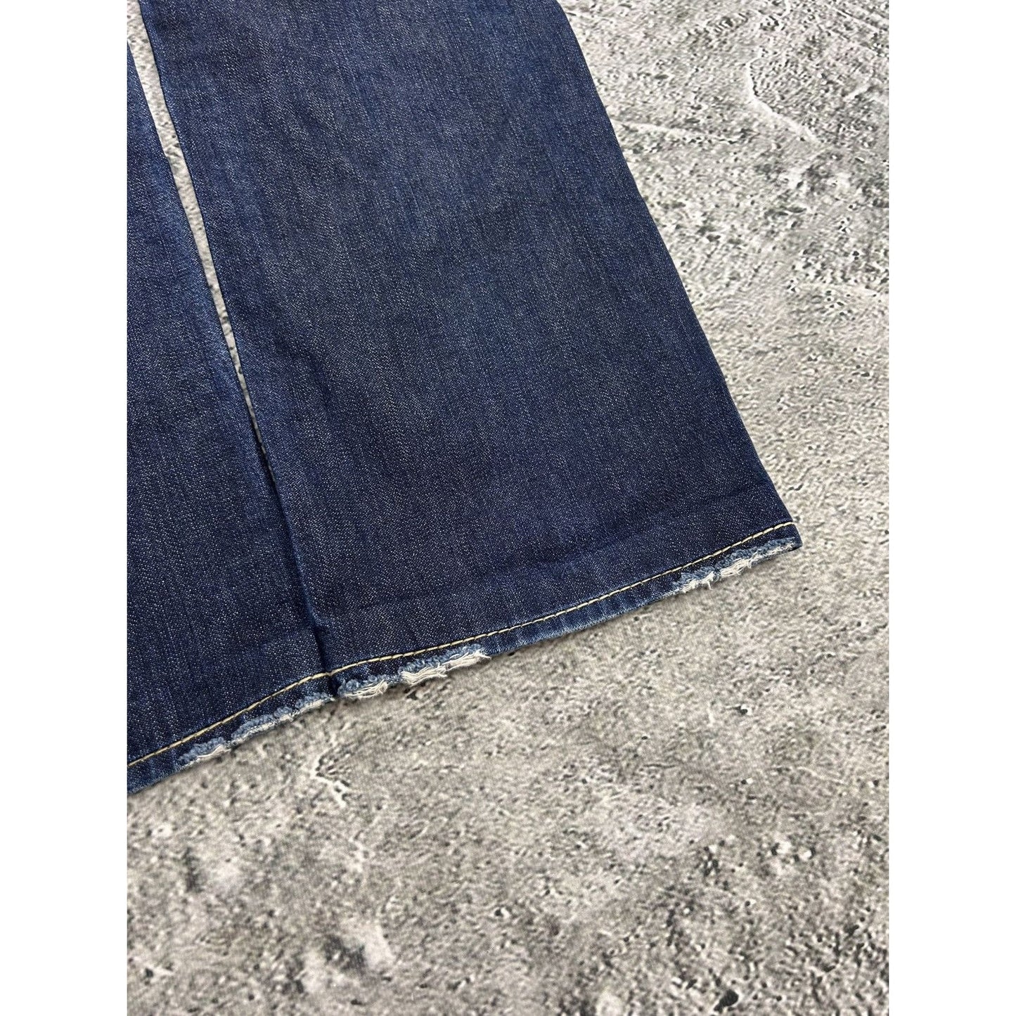 True Religion vintage blue jeans Rainbow Ricky thick stitch