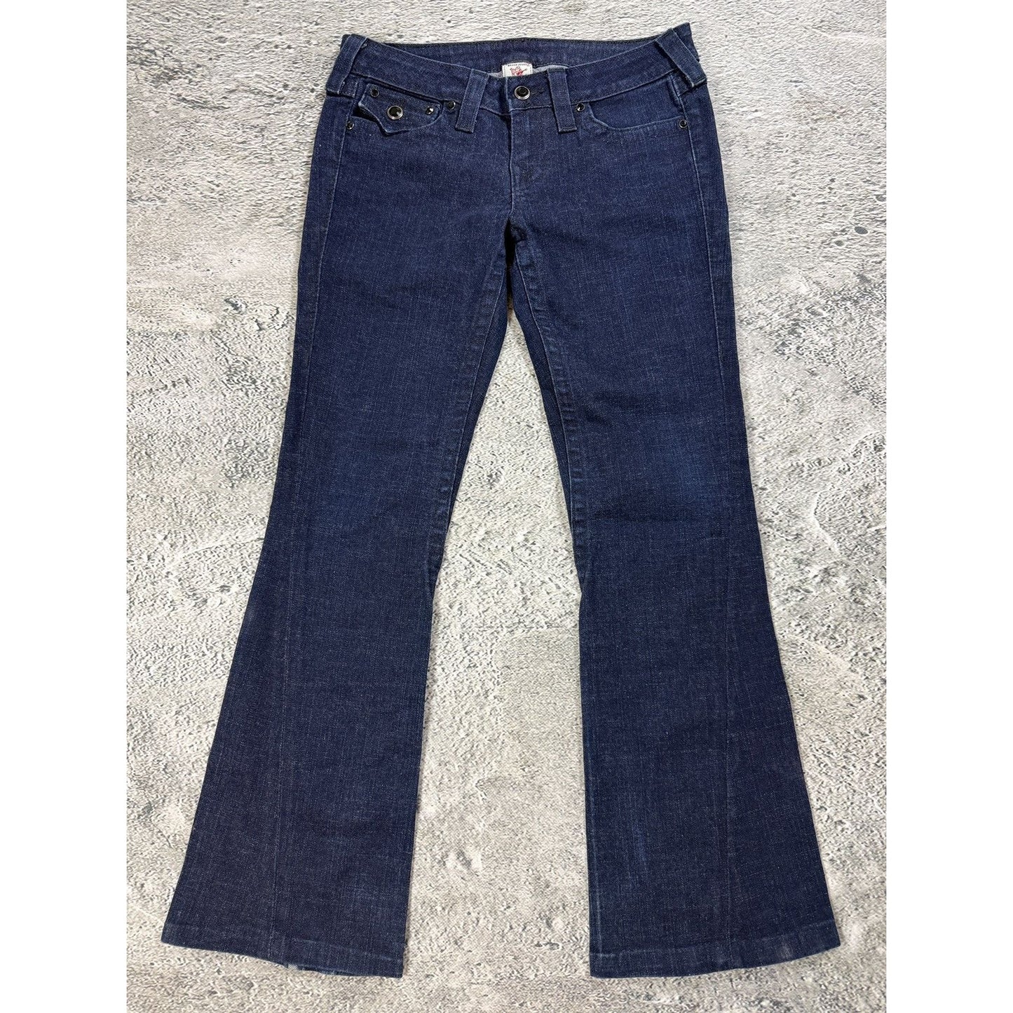 True Religion flared Joey jeans vintage navy black