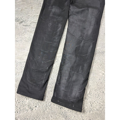 True Religion vintage jeans Waxed black painted Hedi
