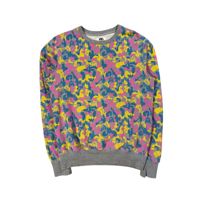 Evisu sweatshirt multicolor camo Bape style Y2K