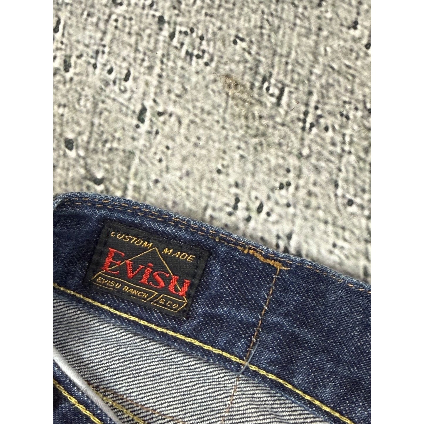 Evisu jeans vintage seagull logo selvedge