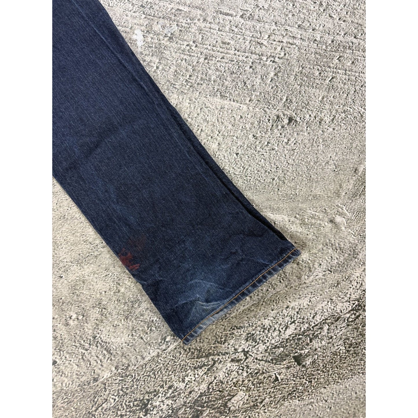 Evisu jeans vintage embroidery seagull logo selvedge