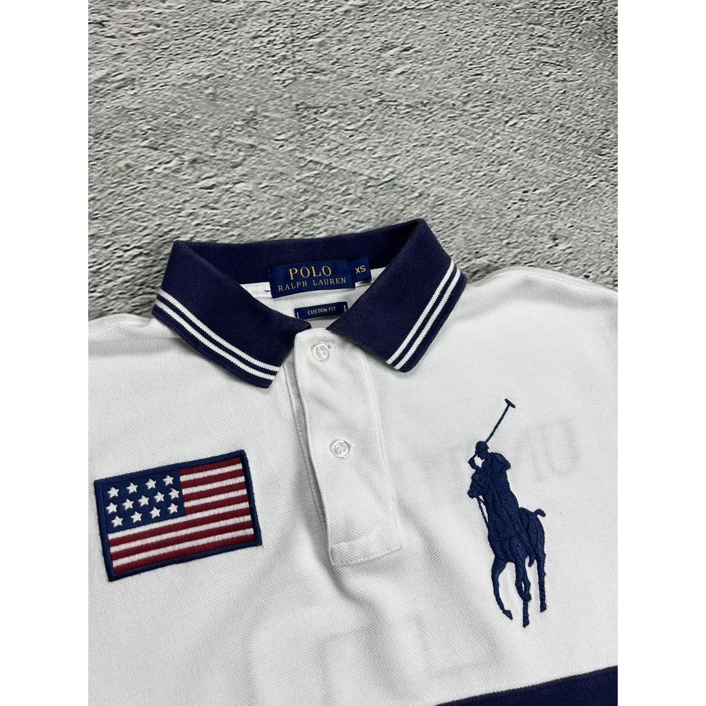 Chief Keef Polo Ralph Lauren USA vintage shirt white