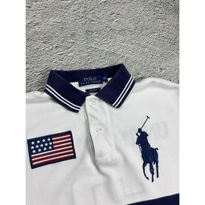 Chief Keef Polo Ralph Lauren USA vintage shirt white