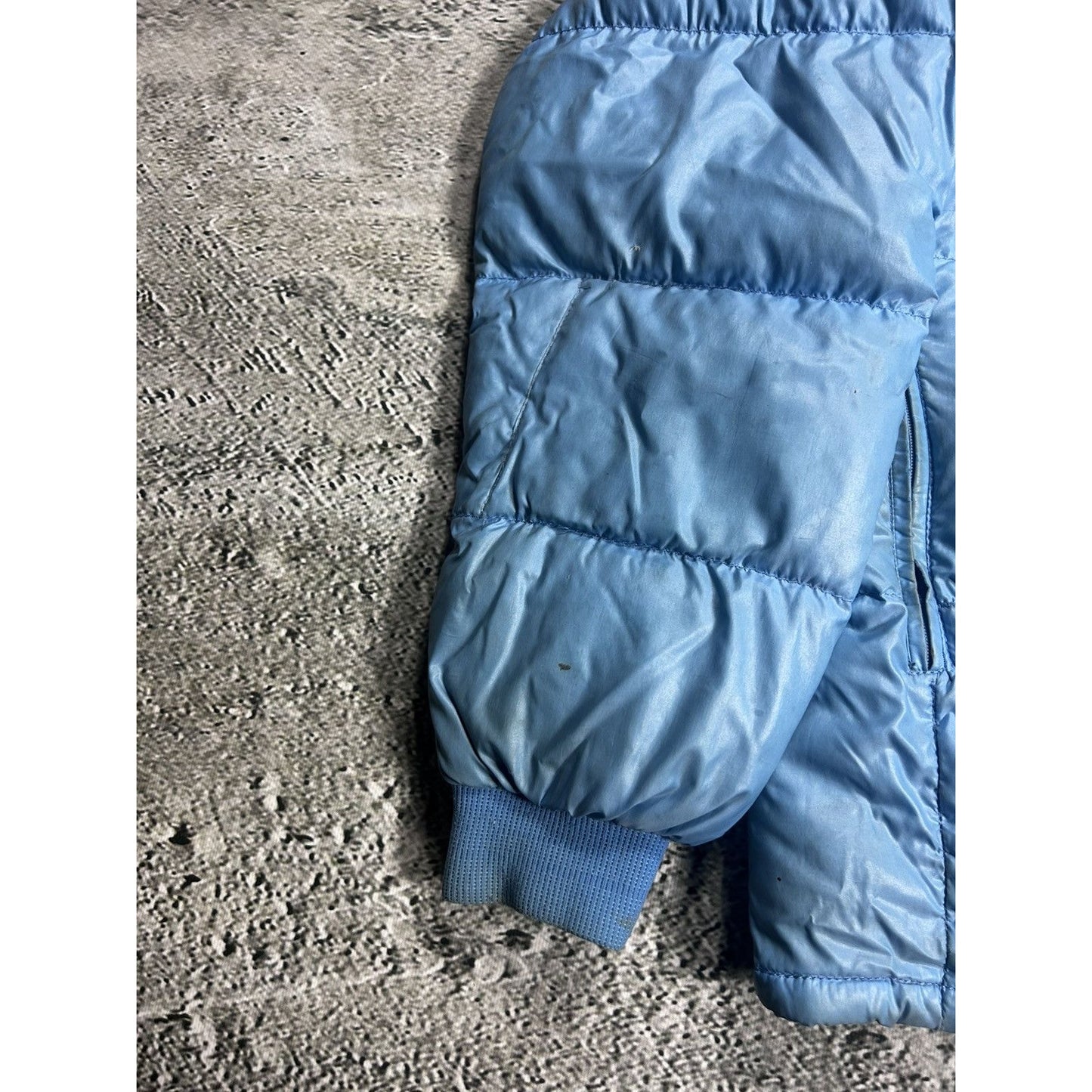 90s Moncler vintage baby blue puffer jacket