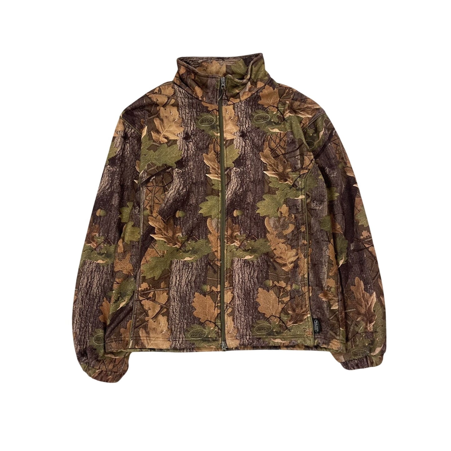 Realtree Camouflage fleece full zip vintage