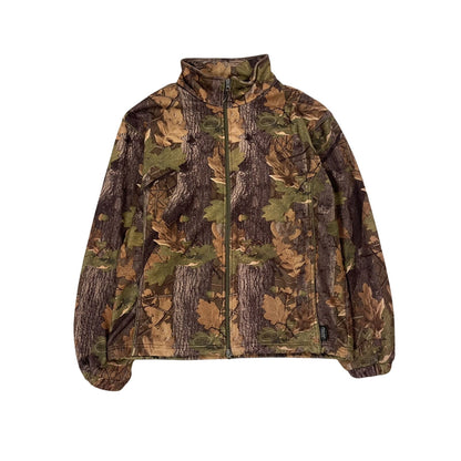 Realtree Camouflage fleece full zip vintage