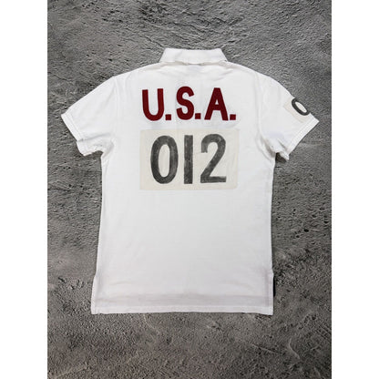 Chief Keef Polo Ralph Lauren USA vintage shirt white