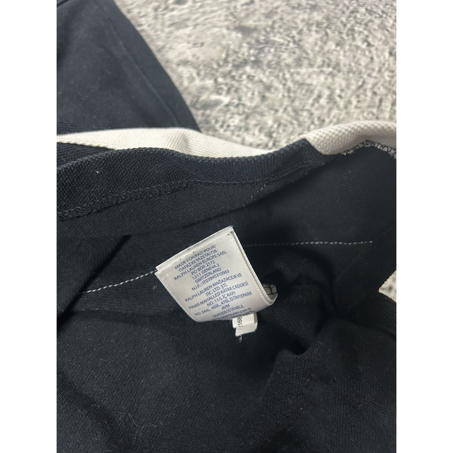 Chief Keef Polo Ralph Lauren black white polo big pony