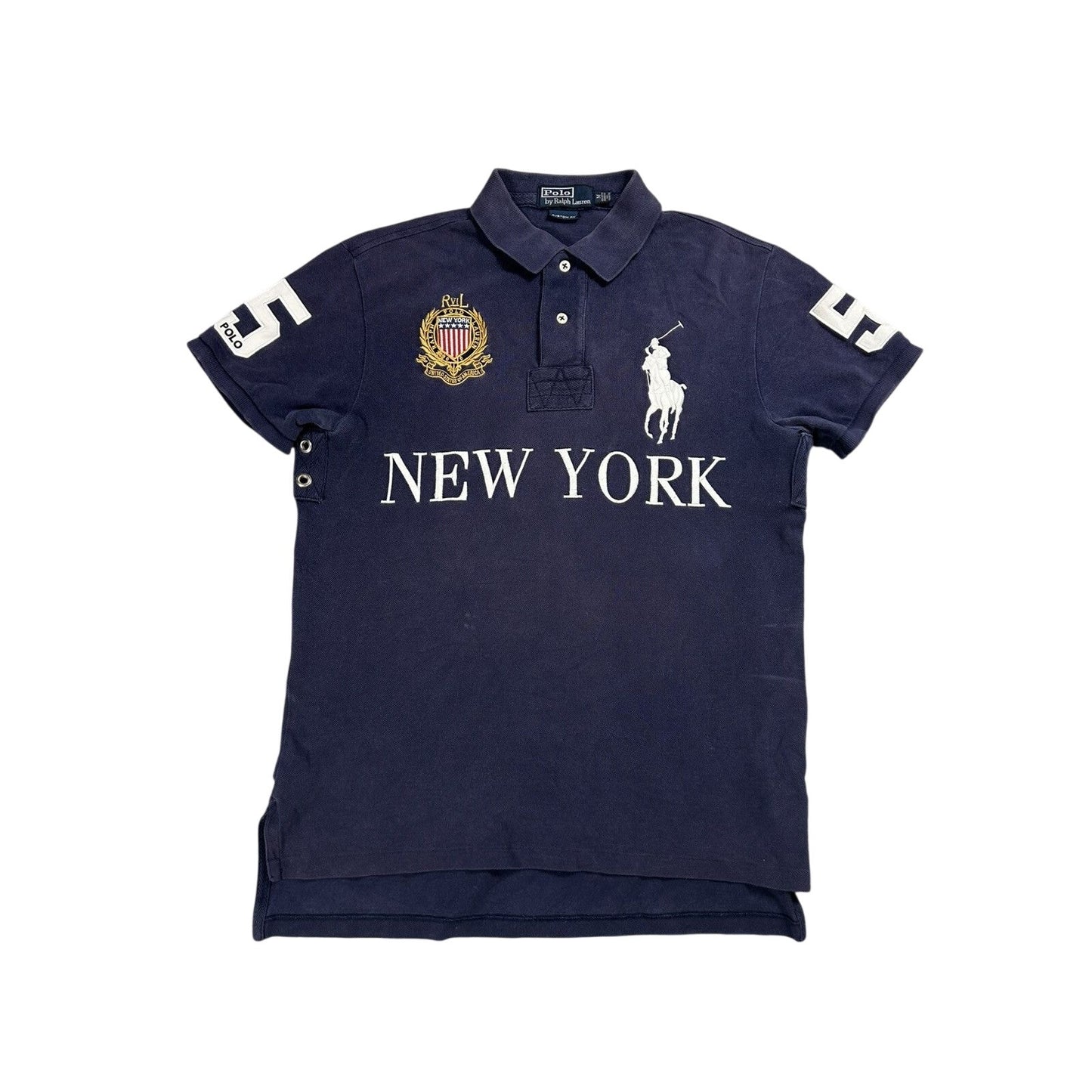 Chief Keef Polo Ralph Lauren New York navy blue Polo T-shirt
