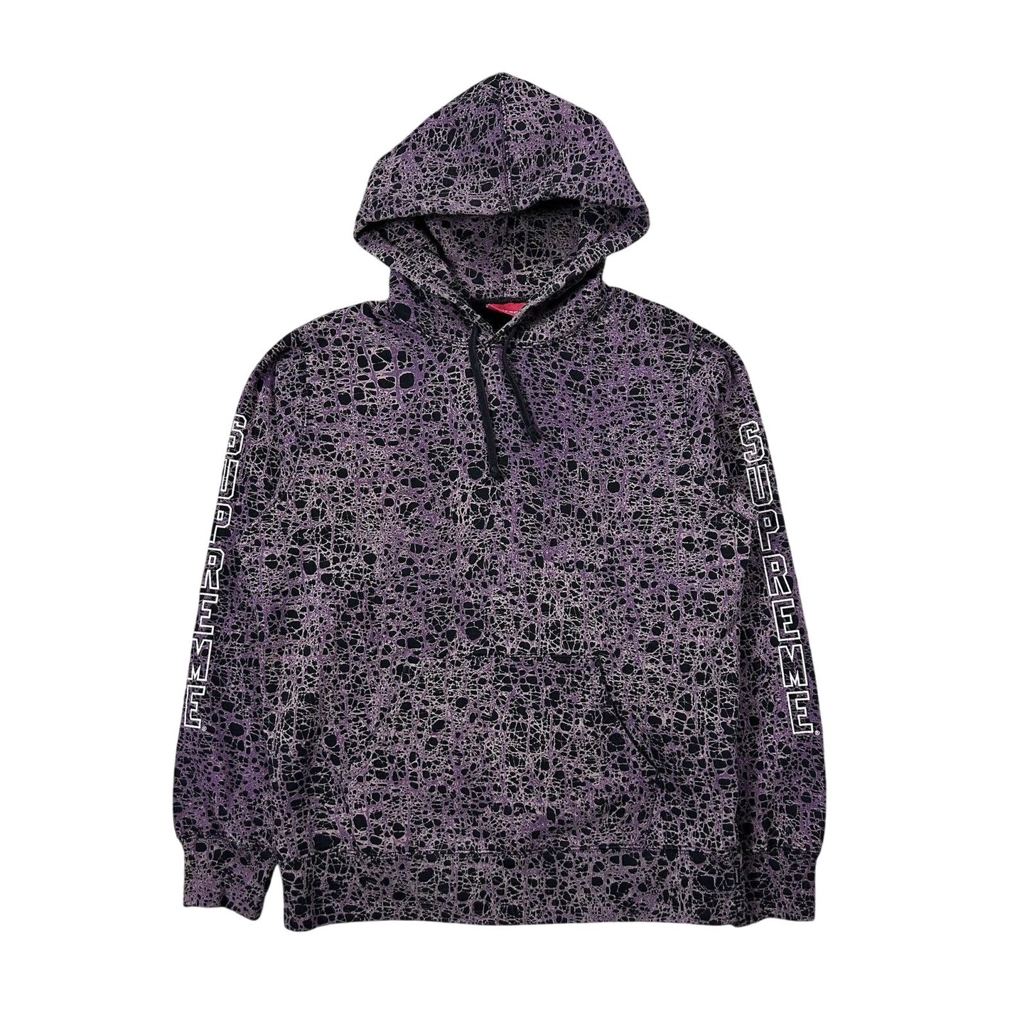 Supreme marble hoodie purple web