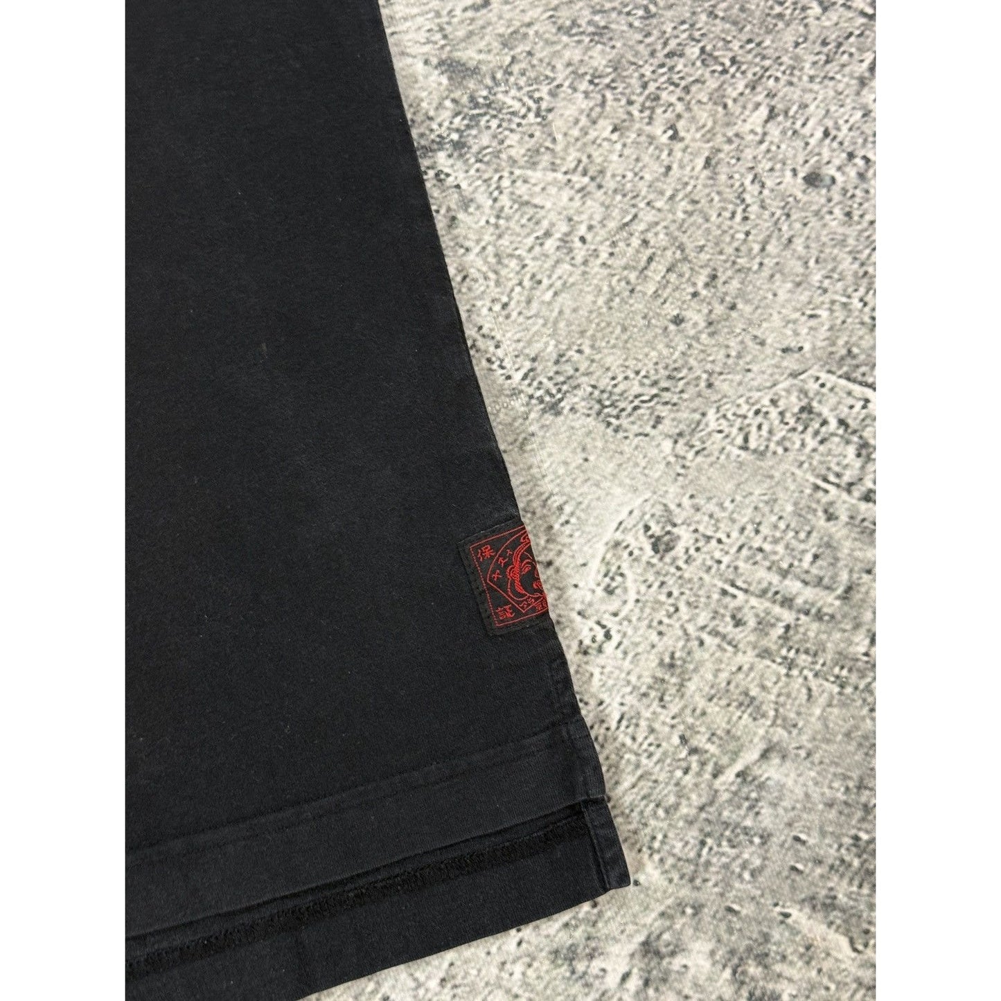 Evisu vintage black T-shirt big logo face