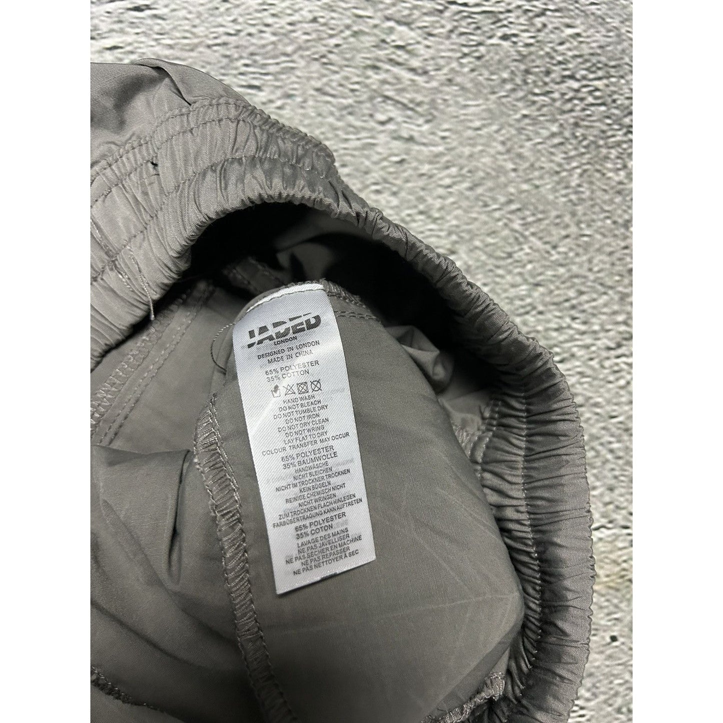 Jaded London grey track pants cargo