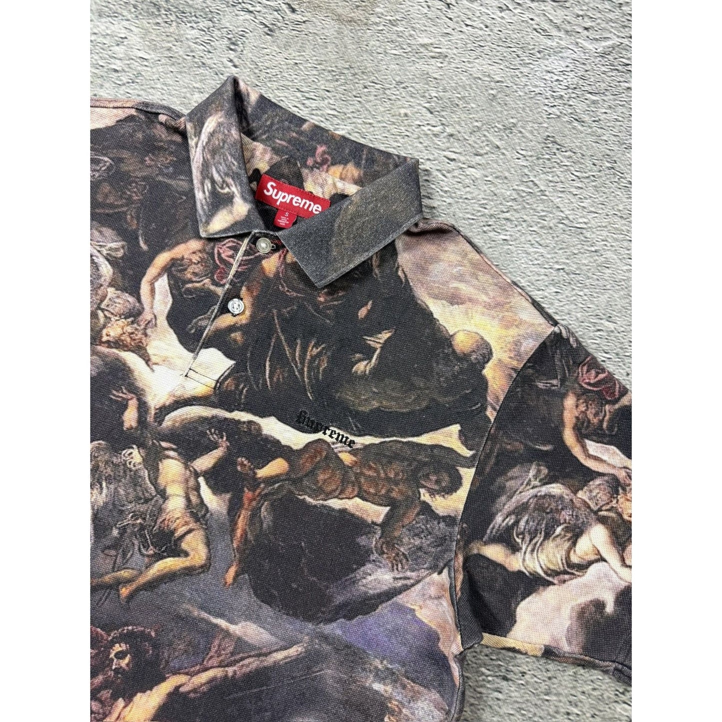 Supreme crucifixion polo tee FW26 T-shirt fullprint