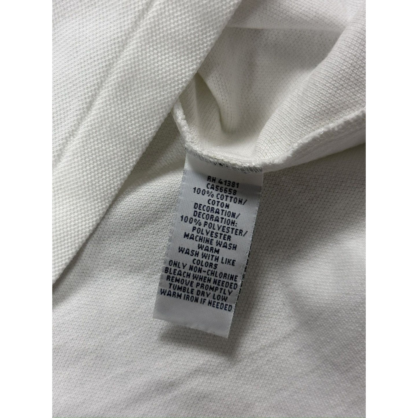 Chief Keef Polo Ralph Lauren white USA polo T-shirt