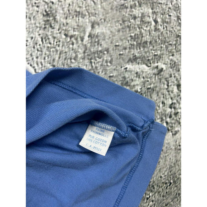 Celine vintage polo T-shirt blue small logo 90s