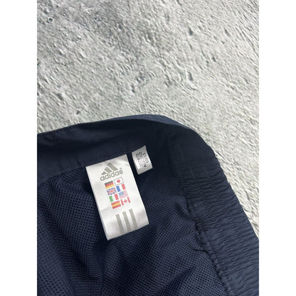 Adidas shorts navy blue cargo nylon pants Y2K