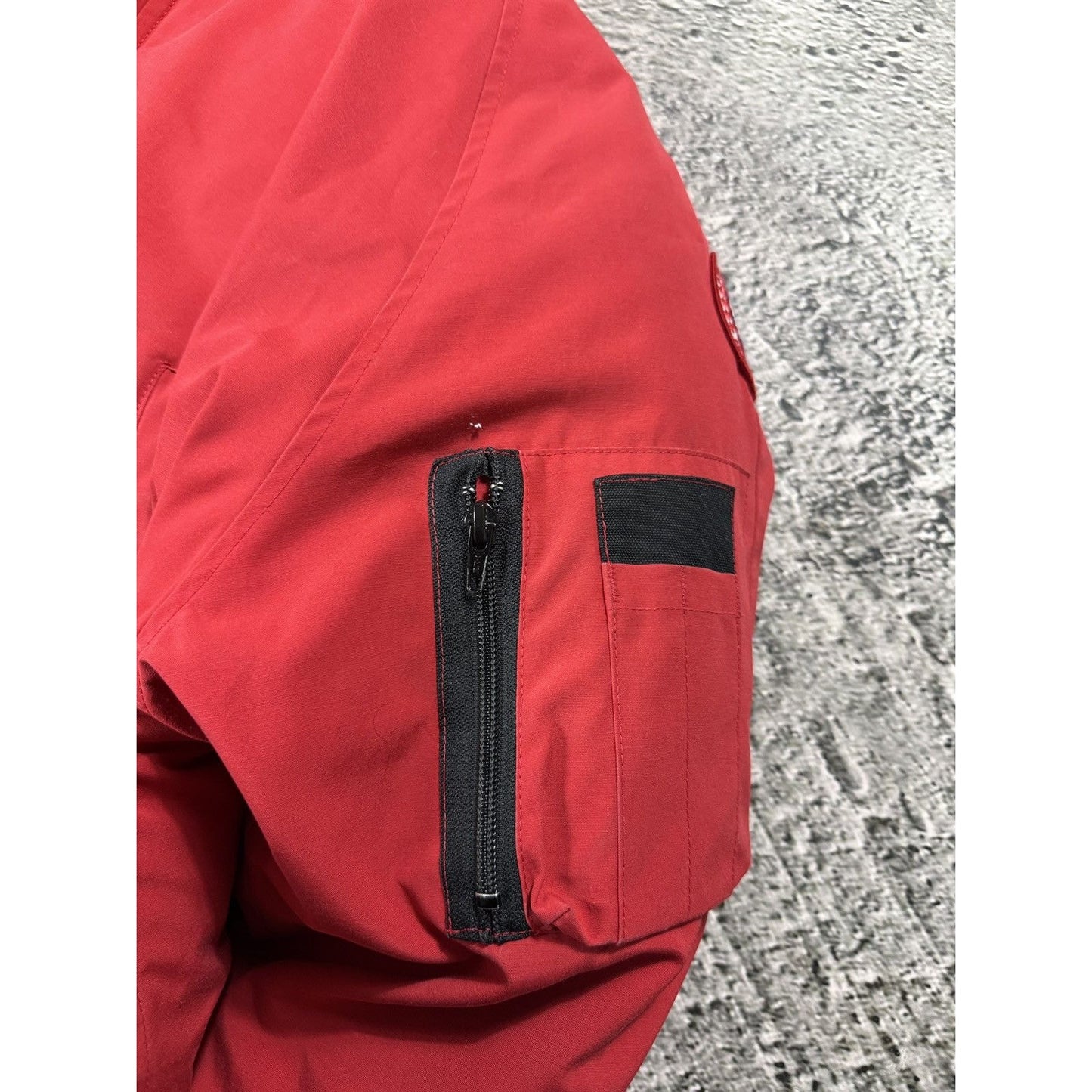 Canada Goose vintage red chilliwack bomber jacket puffer