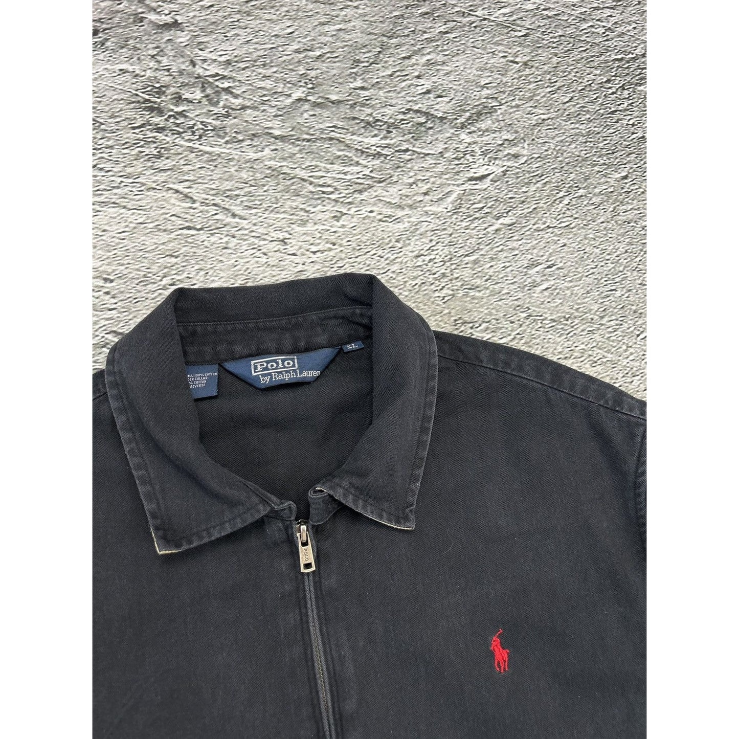 Polo Ralph Lauren vintage Light Jacket black small red pony