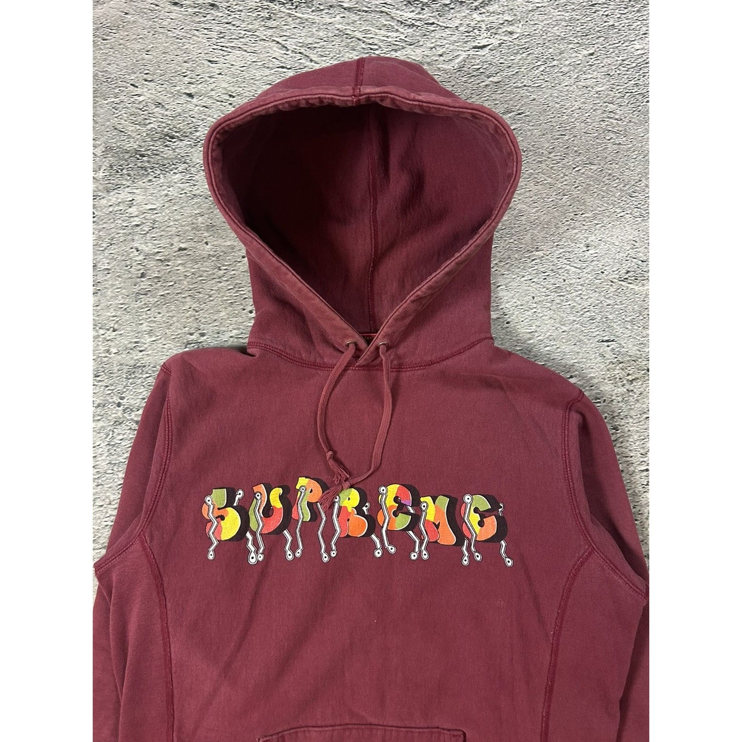 Supreme x Blade whole car hoodie red FW16