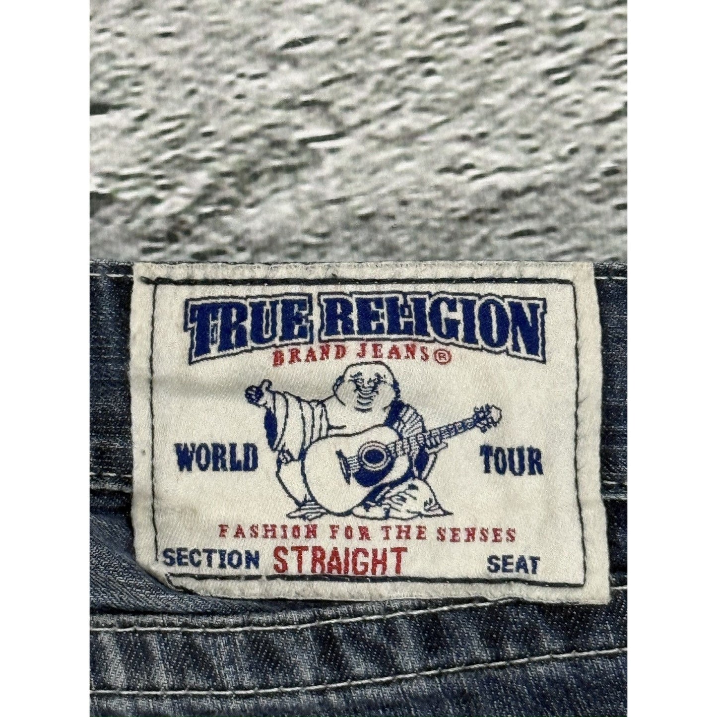 True Religion blue jeans Flag America Y2K USA Straight