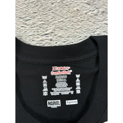 Supreme Hanes Spider-Man T-shirt Web Black Marvel