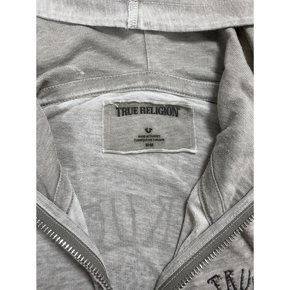 True Religion zip hoodie big logo vintage skulls Y2K