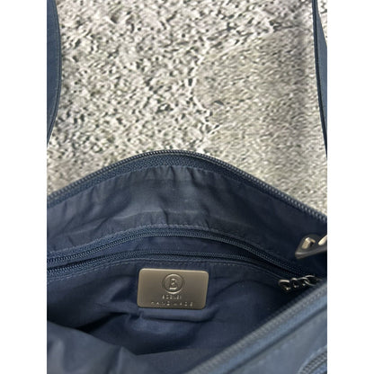 Bogner Messenger Bag Nylon Hand Made Navy Blue