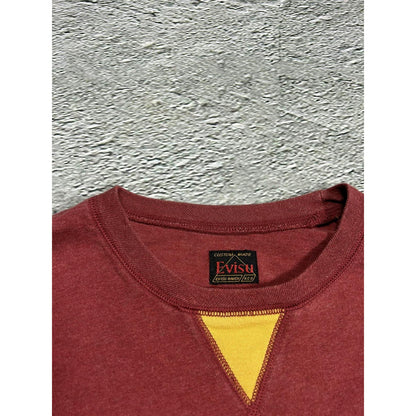 Evisu vintage multi pocket long sleeve seagull red