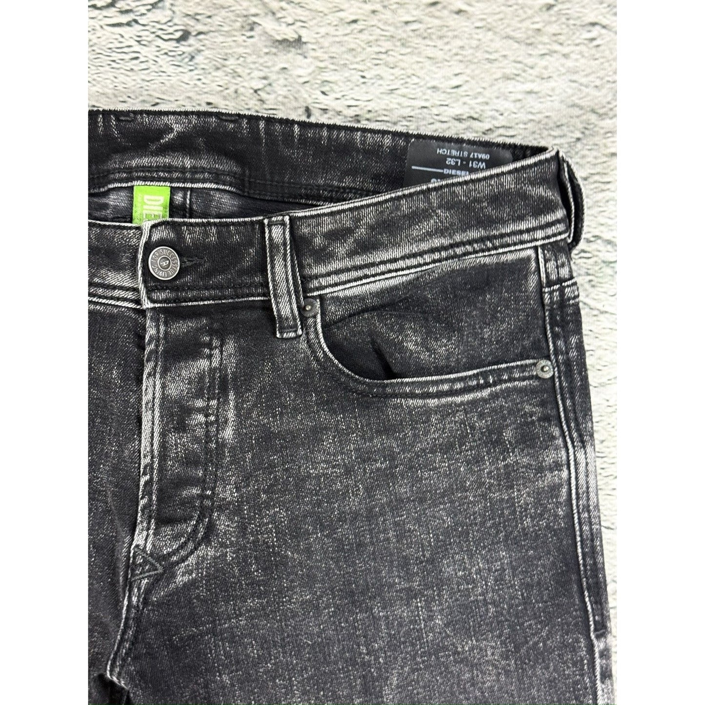 Diesel jeans skinny slim sleenker Y2K grey