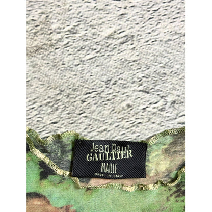 Jean Paul Gaultier 1998 RARE Hindu Tattoo Mesh longsleeve