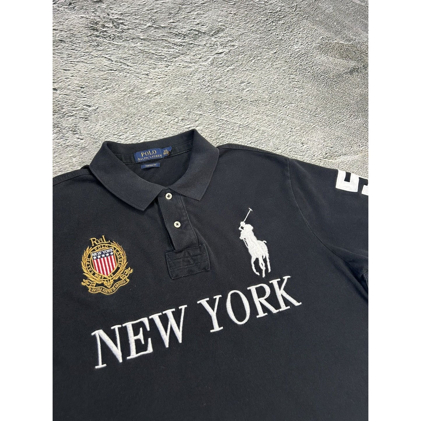 Chief Keef Polo Ralph Lauren New York black Polo T-shirt