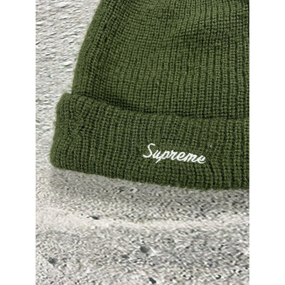 Supreme beanie khaki green