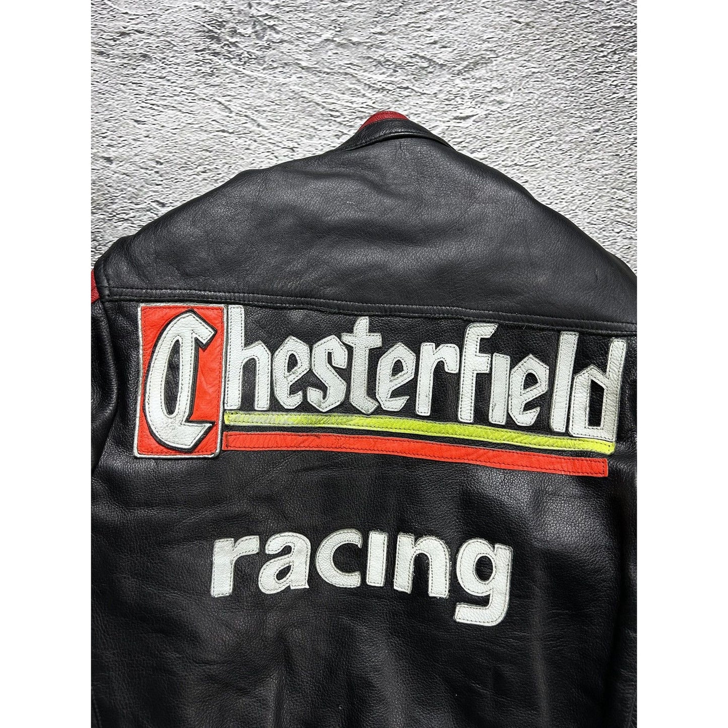 Chesterfield Racing Leather Jacket Racing vintage