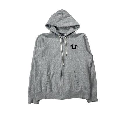 True Religion zip hoodie vintage big logo Y2K