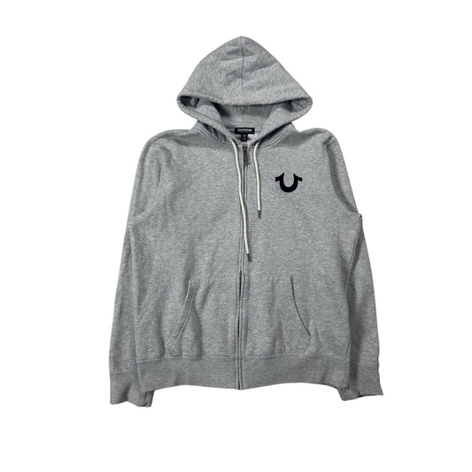 True Religion zip hoodie vintage big logo Y2K