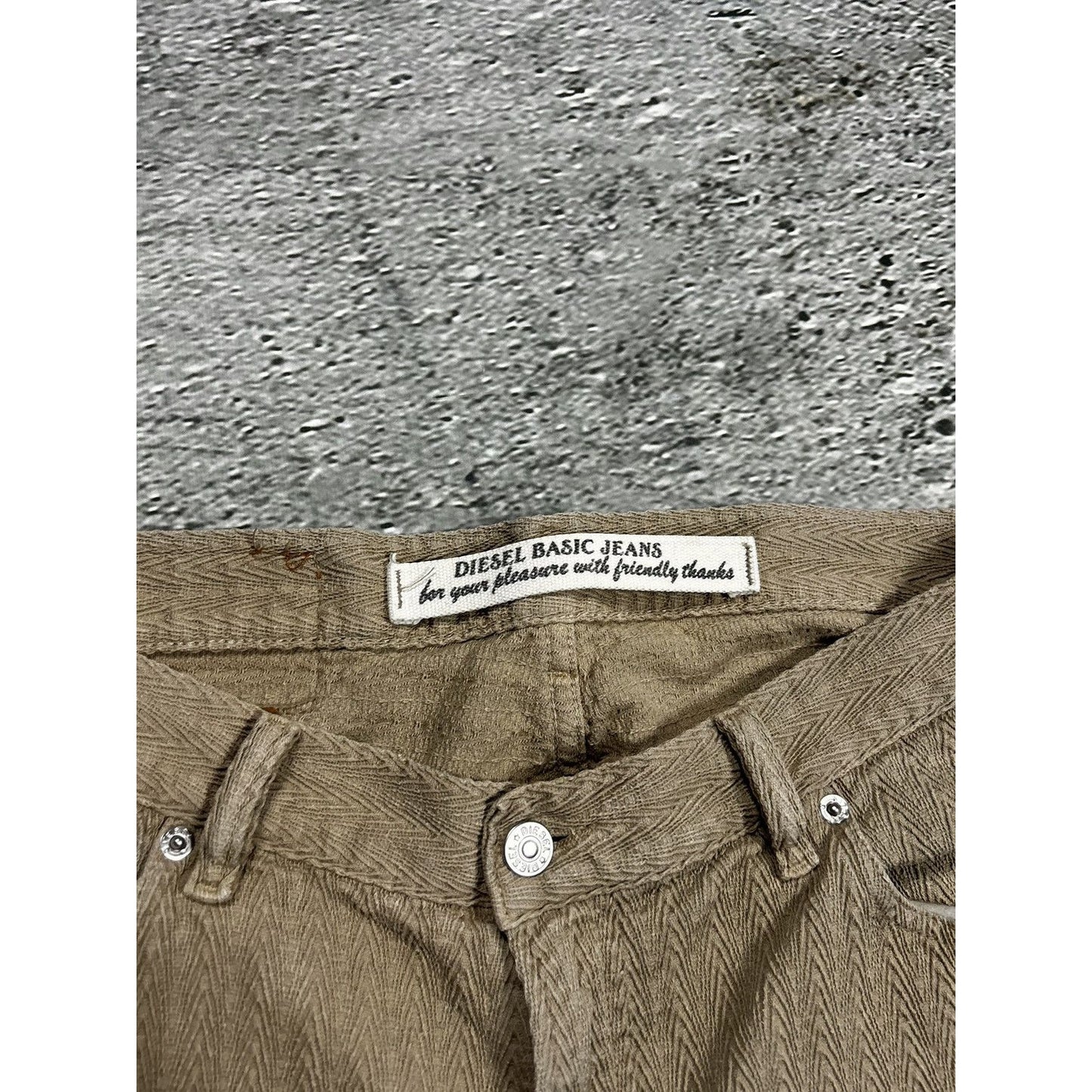 Diesel vintage pants Y2K brown