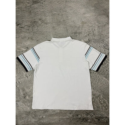 Yves Saint Laurent polo big logo T-shirt YSL white